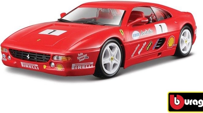 Modèle métallique Ferrari F355 Challenge de Bburago à l'échelle 1:24