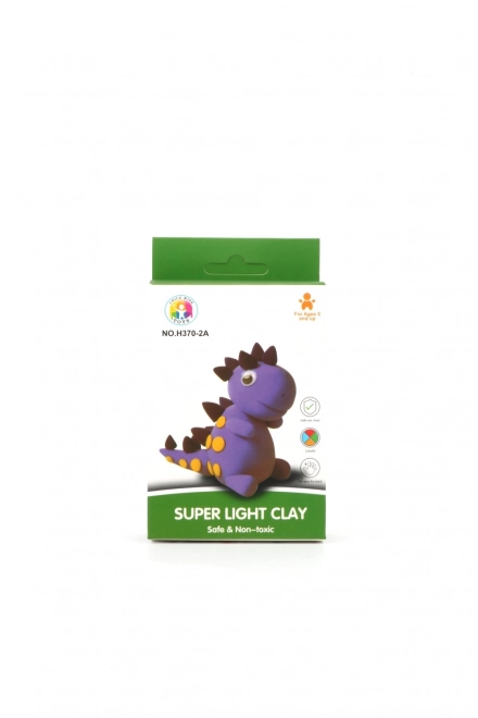 Dinosaure en pâte légère pour enfants
