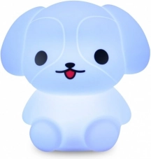 Veilleuse en silicone changeant de couleur avec télécommande Chiot