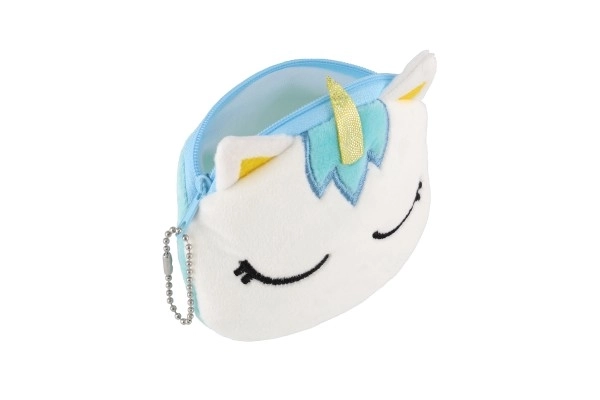 Portefeuille en daim de licorne pour fille avec accessoires pour cheveux