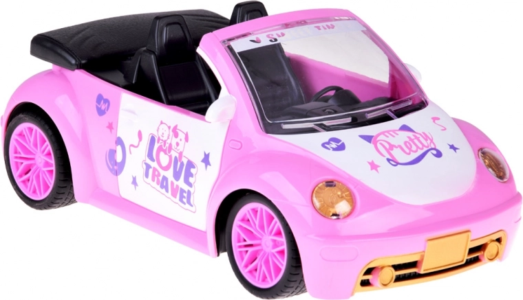 Design rose stylé pour poupées