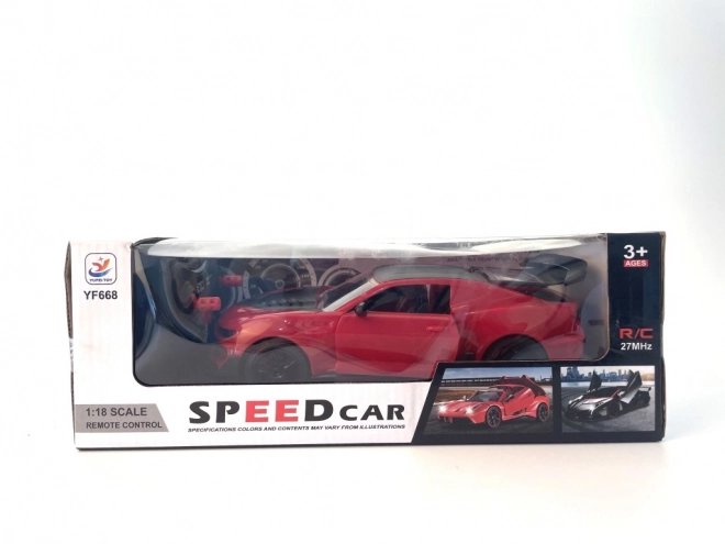 Voiture RC de sport rouge