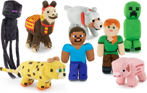 Peluche Minecraft – produit officiel sous licence