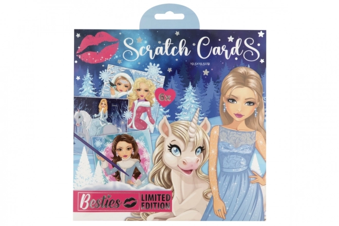 Grattage d'images filles 6pcs