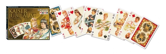 Cartes à jouer de luxe Kaiser Jubiläum