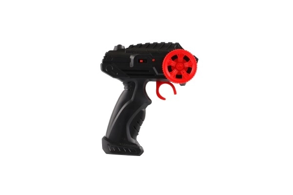 Buggy RC tout-terrain vert 22cm en plastique 2,4GHz à batterie + pack rechargeable en boîte 32x16x18cm