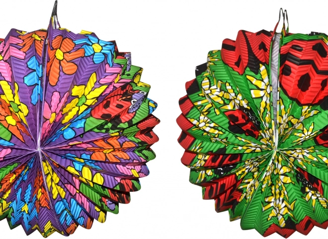 Lampion Boule Coccinelle 25 cm