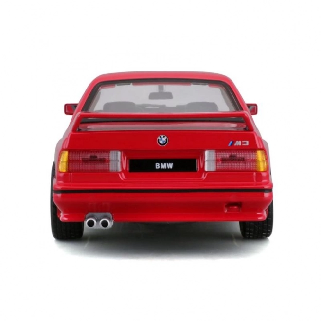 Voiture en métal BMW 3 Series M3 1988 rouge