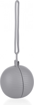 Étui en silicone pour tétine avec fermeture, Dove Grey