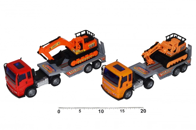 Tracteur avec engin de chantier 28 cm