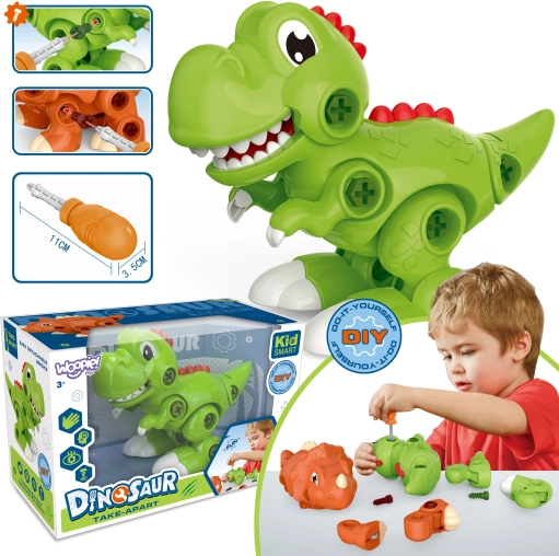 WOOPIE dinosaure à visser avec tournevis – kit de construction Tyrannosaurus pour enfants