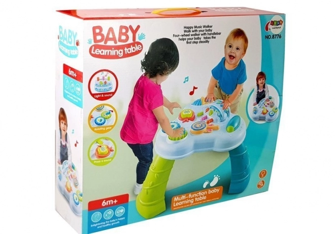 Table éducative pour bébés avec effets sonores