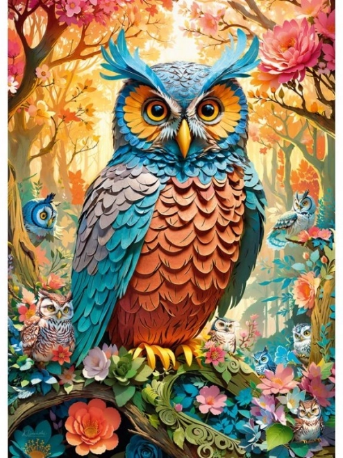 Puzzle Cherry Pazzi Sova en Papier 1000 pièces