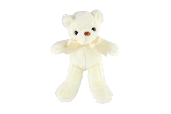Ours/Ours en peluche avec nœud 30cm blanc