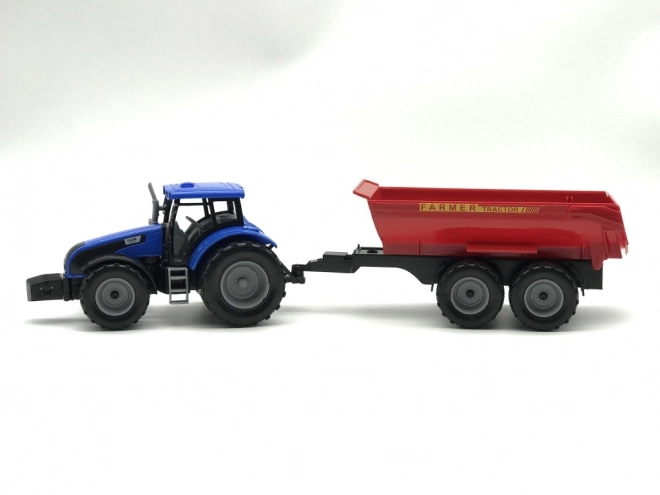 Tracteur avec remorque à propulsion inertielle