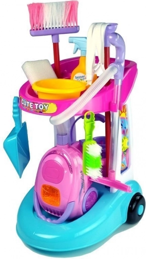 Chariot de nettoyage coloré