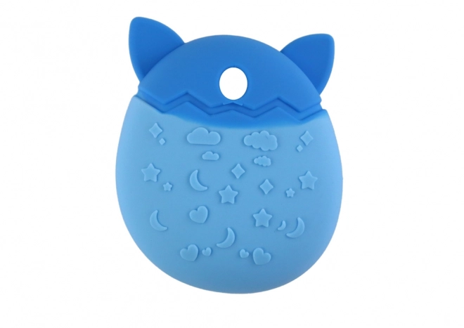 Coque en silicone pour Tamagotchi en forme de chat bleu
