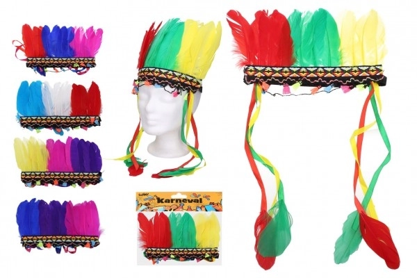 Set carnaval - serre-tête indien MIX