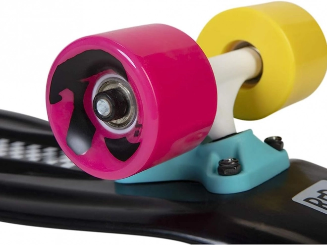 Pennyboard rétro coloré à motif damier