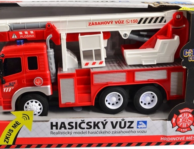 Camion de pompiers City Collection à piles