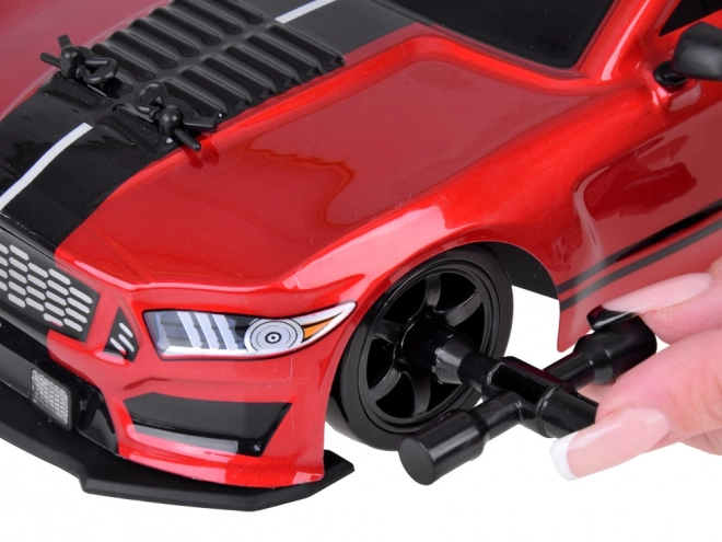 Voiture télécommandée amusante avec fumée de drift et éclairage LED