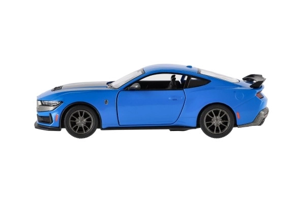 Voiture Kinsmart 2024 Ford Mustang Dark Horse 1:38 métal/plastique 12,5cm 4 couleurs à remontoir 12pcs en boîte