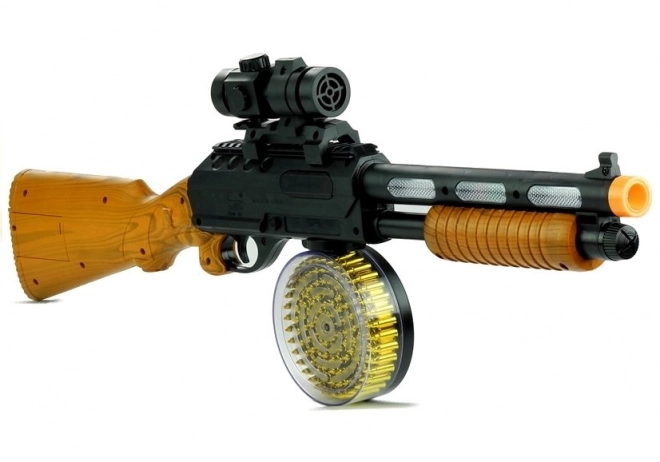 Pistolet Fusil AK 868-1 Lumières Jeu 60 cm