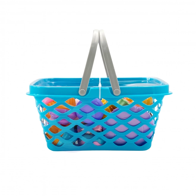 Woopie panier d'achat avec ensemble de thé et friandises 26 pièces
