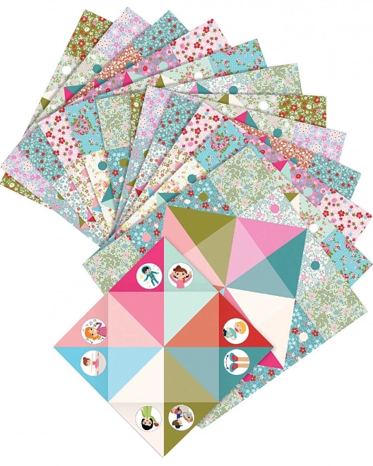 DJECO Origami Paradis, Enfer, Ciel (rose)