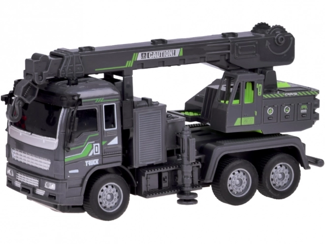 Camion de construction grue avec lumières LED