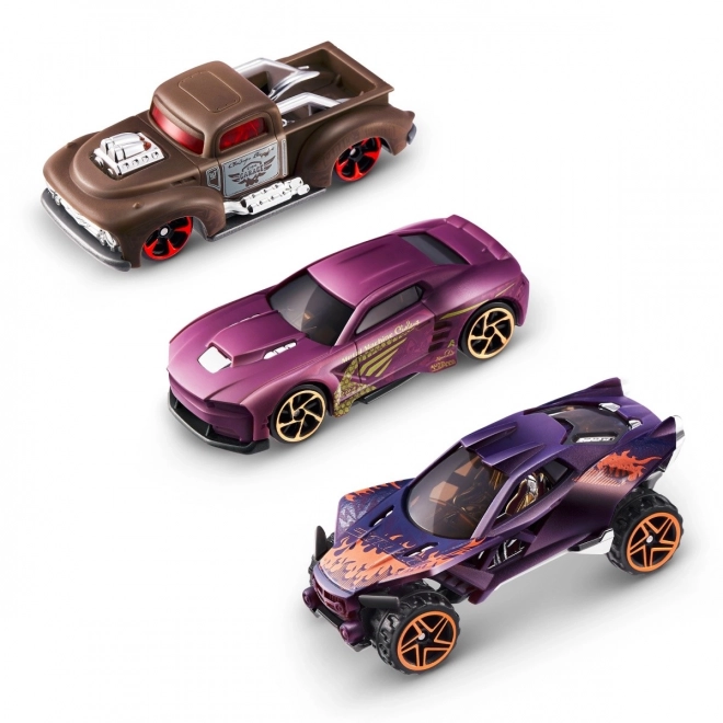 ZURU Metal Machines - Paquet de 3 voitures changeant de couleur