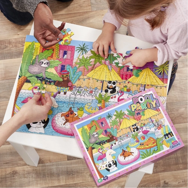 Puzzle Fête à la piscine 100 pièces