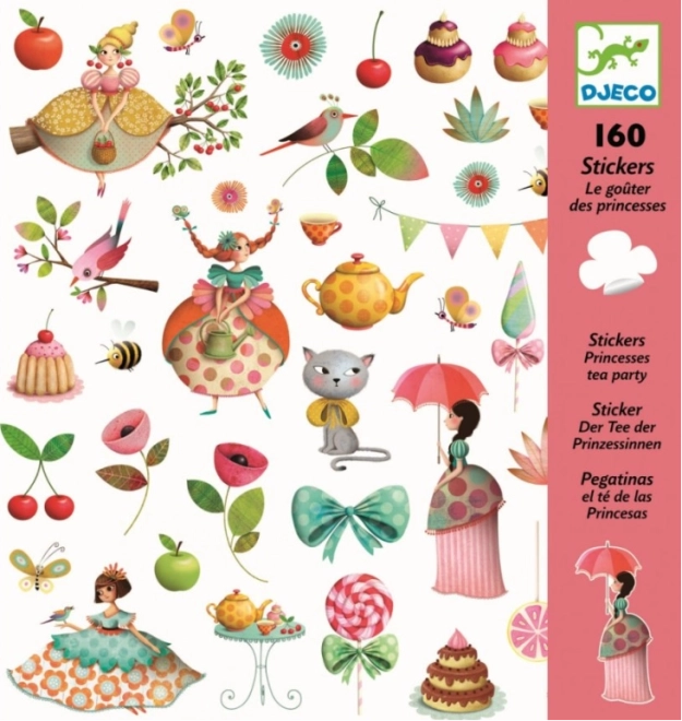 DJECO Autocollants Fête de la Princesse