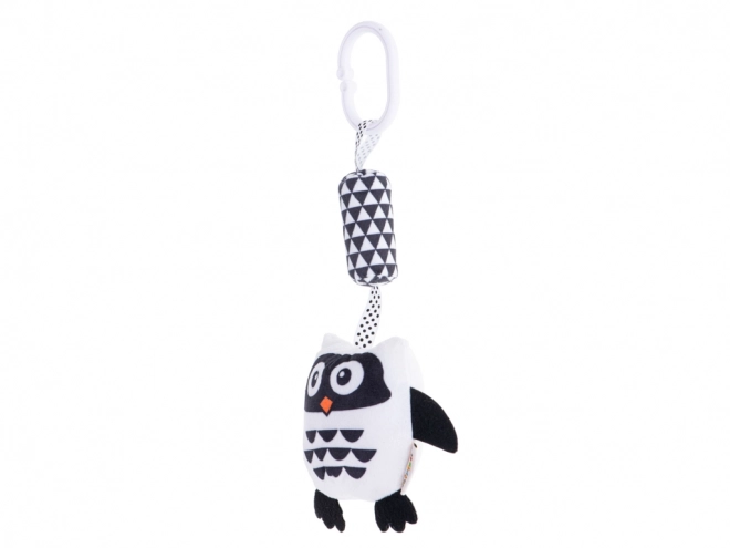 Hochet sensoriel suspendu - chouette
