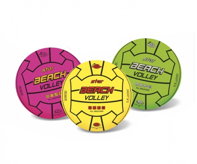 Ballon de volley-ball de plage 23 cm en couleurs