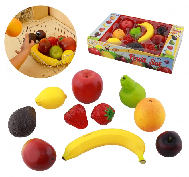 Fruits réalistes ensemble de cuisine 10 pièces