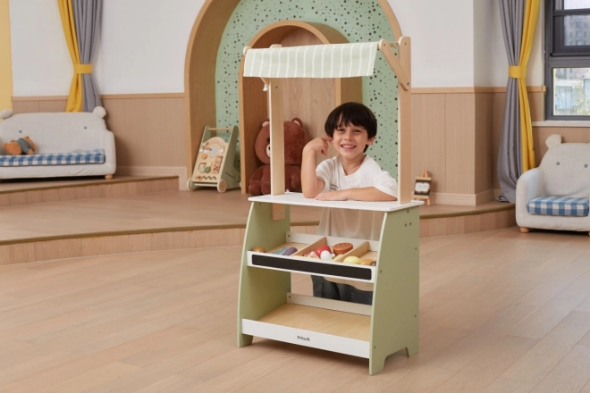 Magasin alimentaire en bois