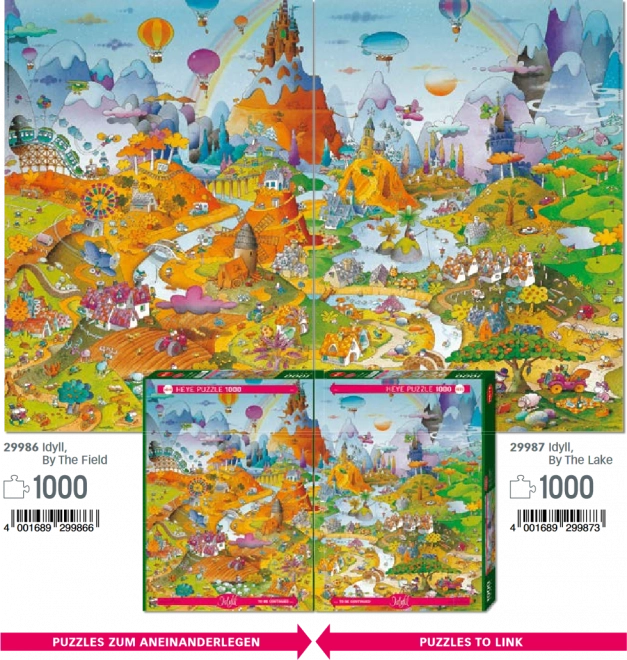 Puzzle 1000 pièces Idylle - Champ