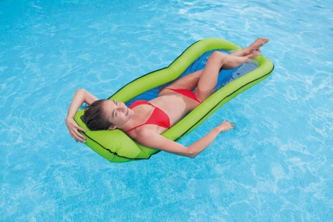 Matelas de plage avec maille rafraîchissante pour la natation bleu INTEX