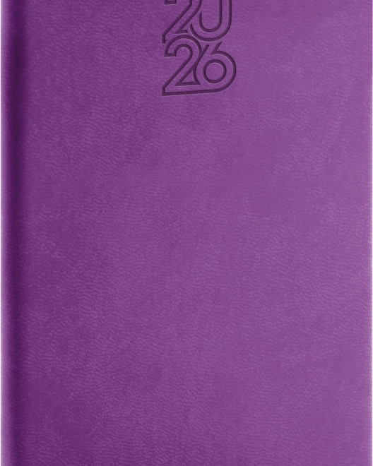 Agenda de poche Violet 2026 - format 9 x 15,5 cm