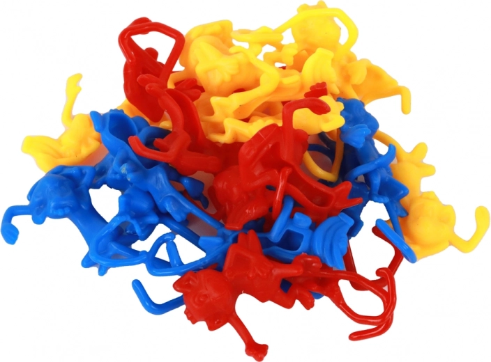 Petits singes colorés faciles à accrocher