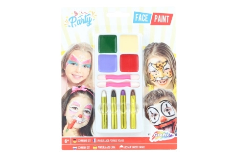 Couleurs pour visage pour fête
