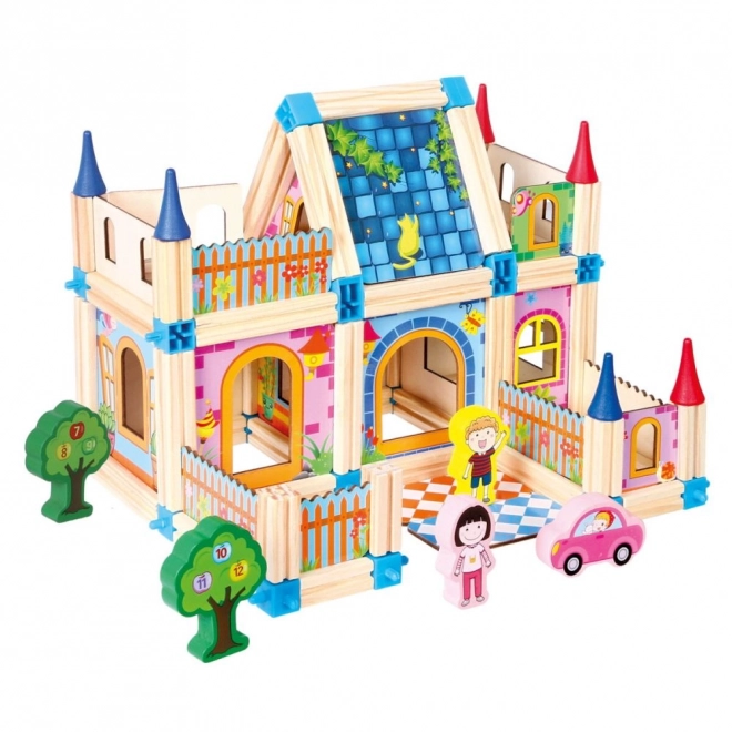 Jeu de construction en bois Bino Château