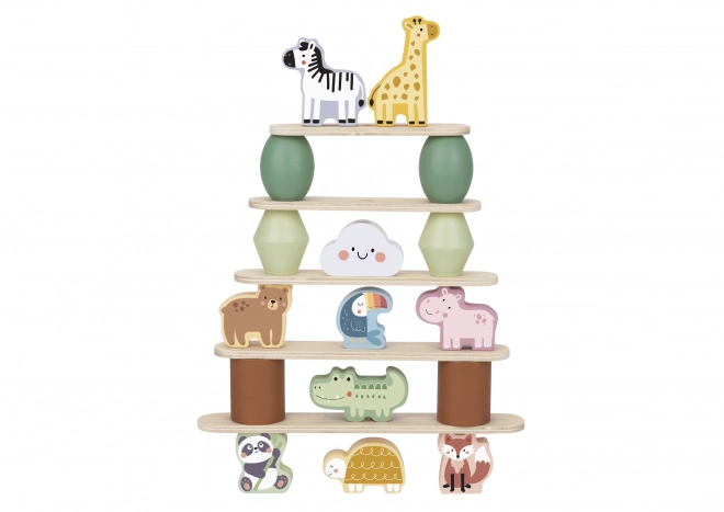 Woopie animaux en bois empilables