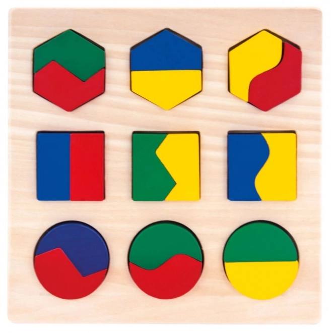 Puzzle en bois Bino Formes géométriques