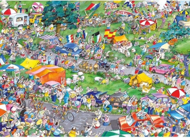 HEYE Puzzle Course Cycliste 1000 pièces