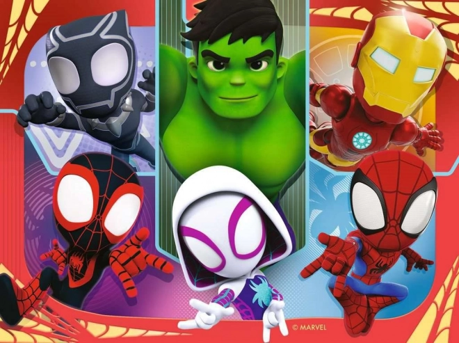 Puzzle RAVENSBURGER Spidey et ses amis extraordinaires 4 en 1