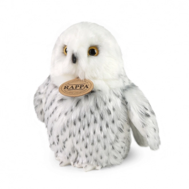 Rappa Peluche chouette polaire 18 cm ÉCOLOGIQUE