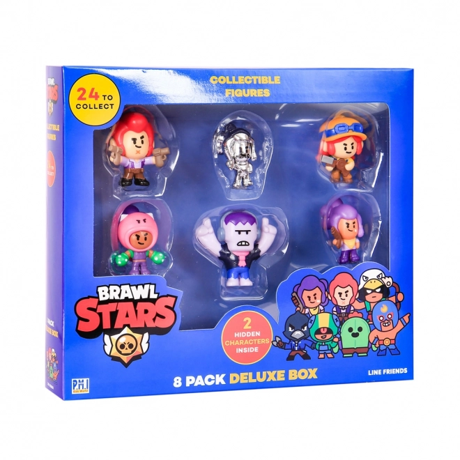 Figurines Brawl Stars Coffret Deluxe de 8