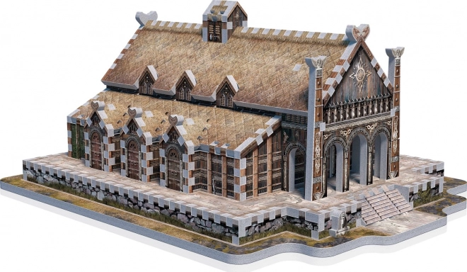 WREBBIT puzzle 3D Seigneur des Anneaux : La Salle Dorée d'Edoras